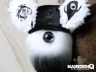 他の写真3: ◆M:E×MAMEDENQ◆モコモコノイトコ (Ver.HAT＋耳パーツ)_ホワイト＆ブラック