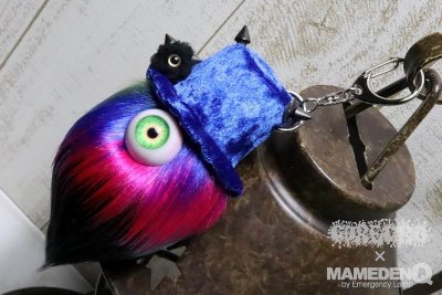 画像1: ◆GOREGRO×MAMEDENQ◆モコモコノコ_[Ver.custom/レインボーＡ＆ブラック]