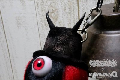 画像2: ◆GOREGRO×MAMEDENQ◆モコモコノコ_[Ver.custom/ブラック＆レッド]