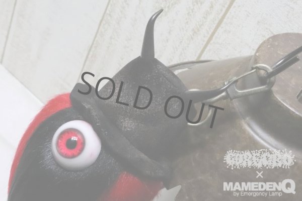 画像6: ◆GOREGRO×MAMEDENQ◆モコモコノコ_[Ver.custom/ブラック＆レッド] (6)