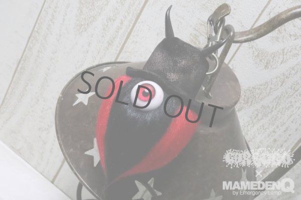 画像1: ◆GOREGRO×MAMEDENQ◆モコモコノコ_[Ver.custom/ブラック＆レッド] (1)